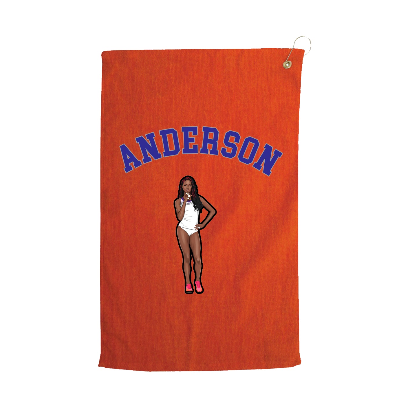 Golf Towel — Shirsey Arch in Orange