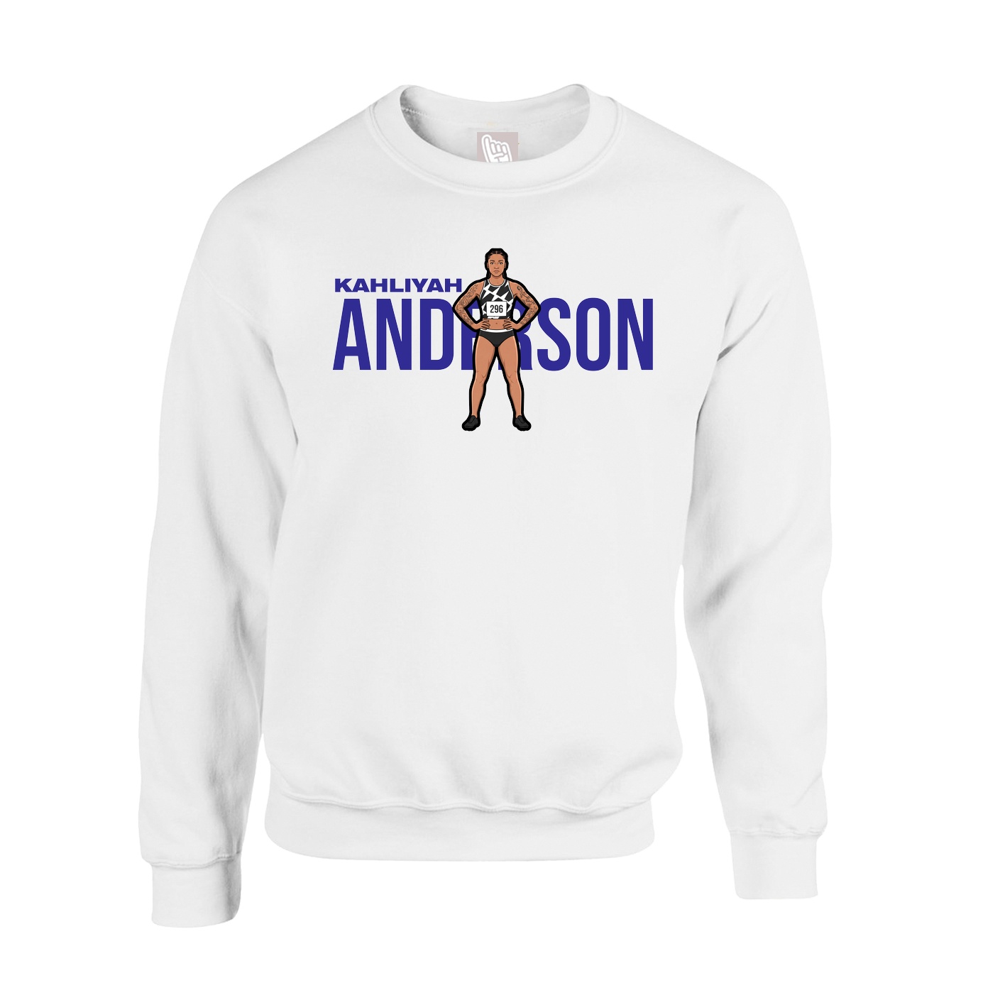 Fleece Crew — Player Name in White