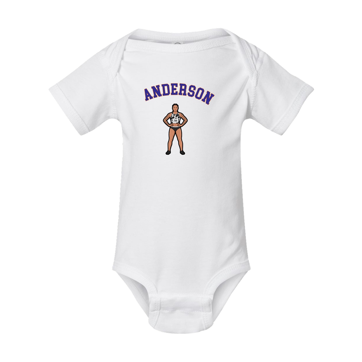Baby Onesie — Shirsey Arch in White