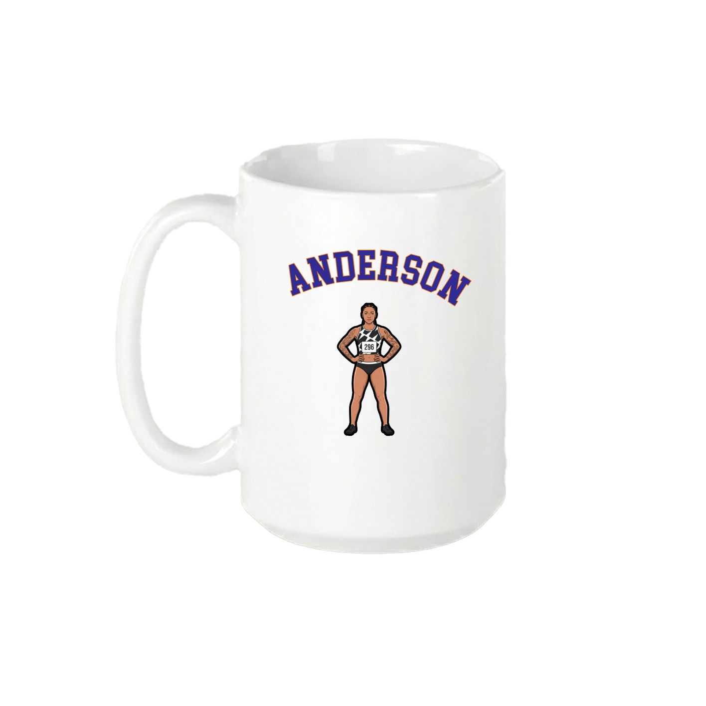 15oz Coffee Mug — Shirsey Arch in White