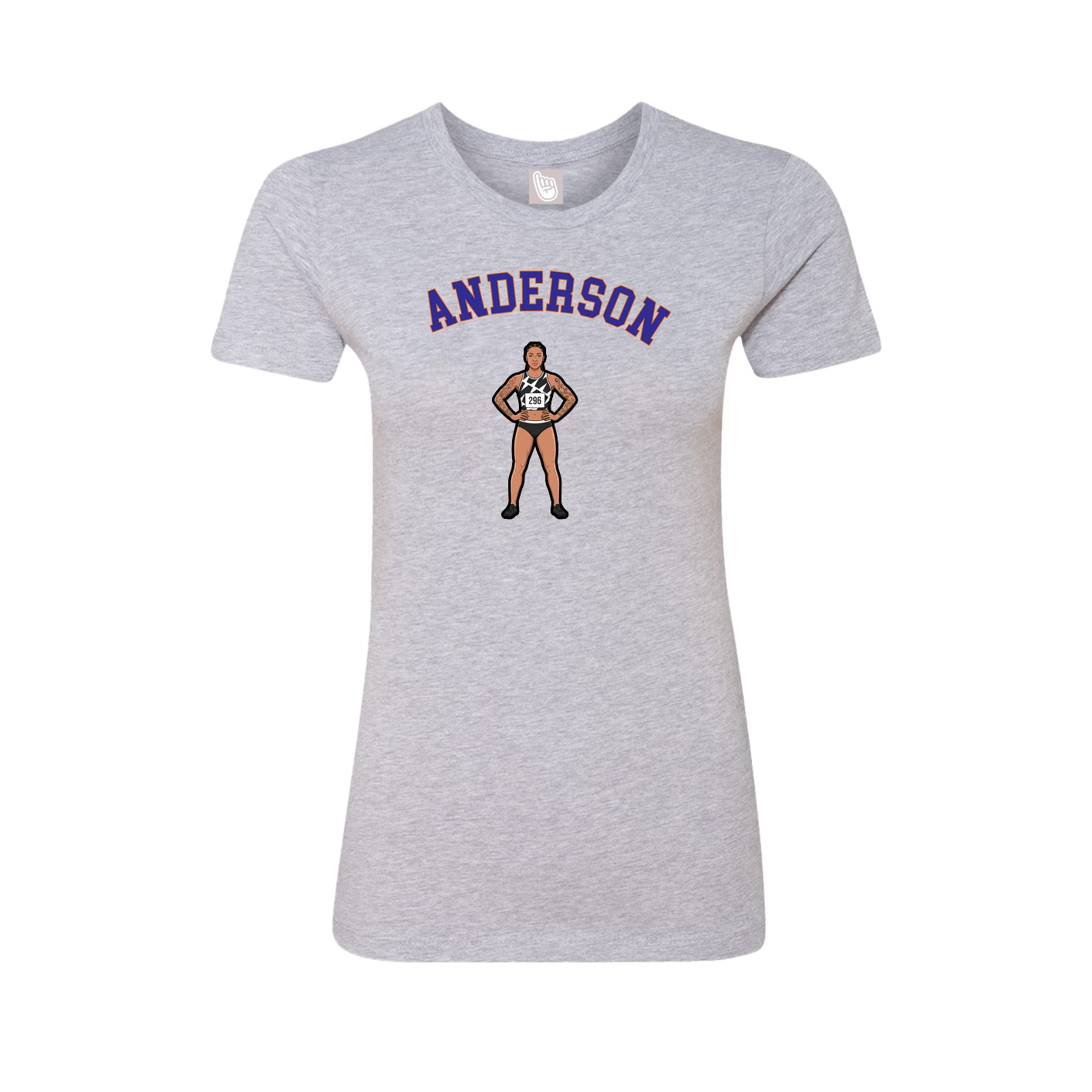 Womens Tee — Shirsey Arch in Grey