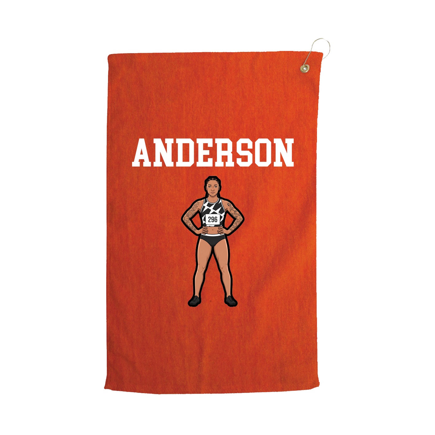 Golf Towel — Shirsey in Orange