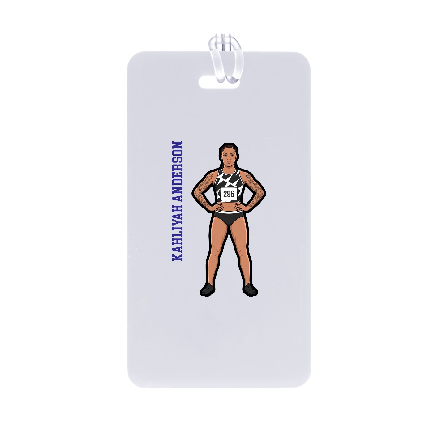 Bag Tag — Name Vertical in Classic