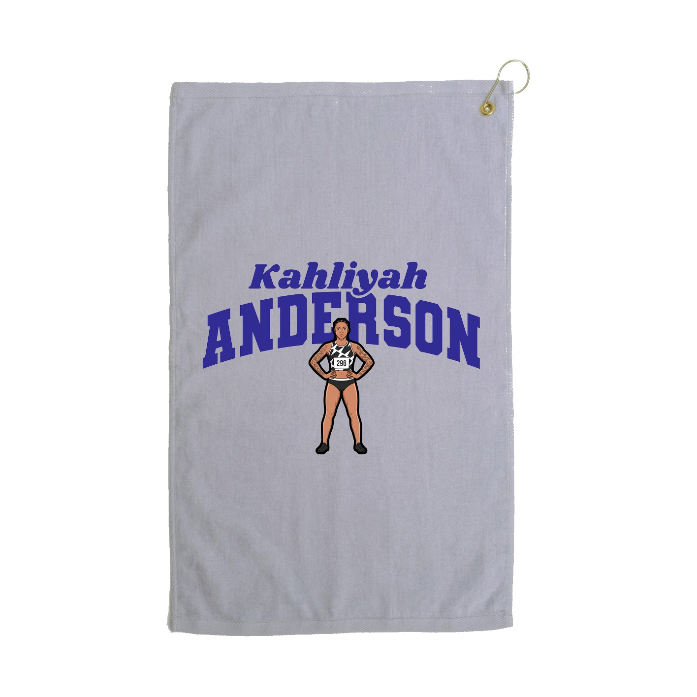 Golf Towel — Signature Arch in Grey