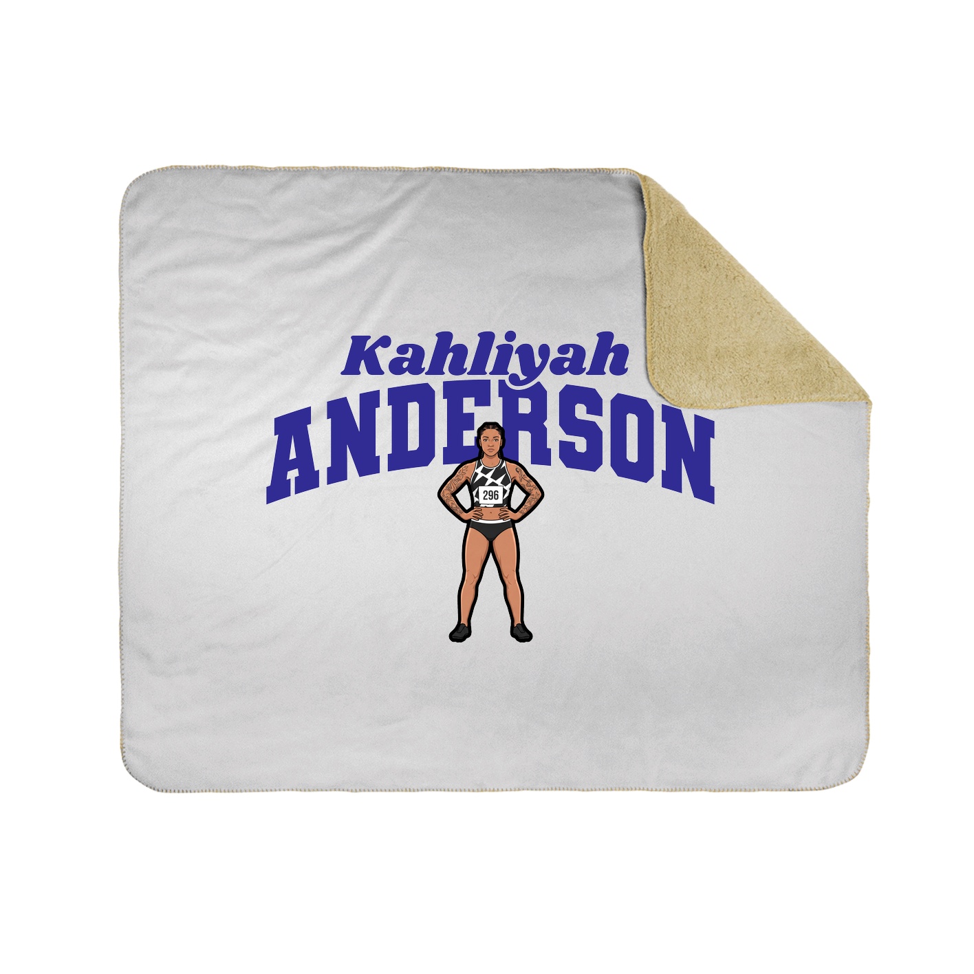 Throw Blanket — Signature Arch in White