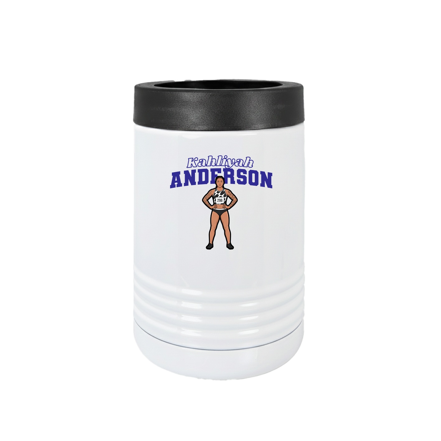Beverage Holder — Name Arch in White