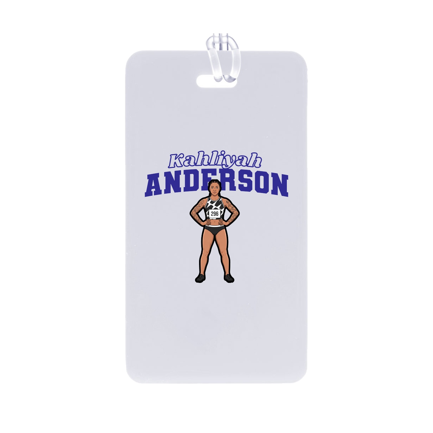 Bag Tag — Name Arch in Classic