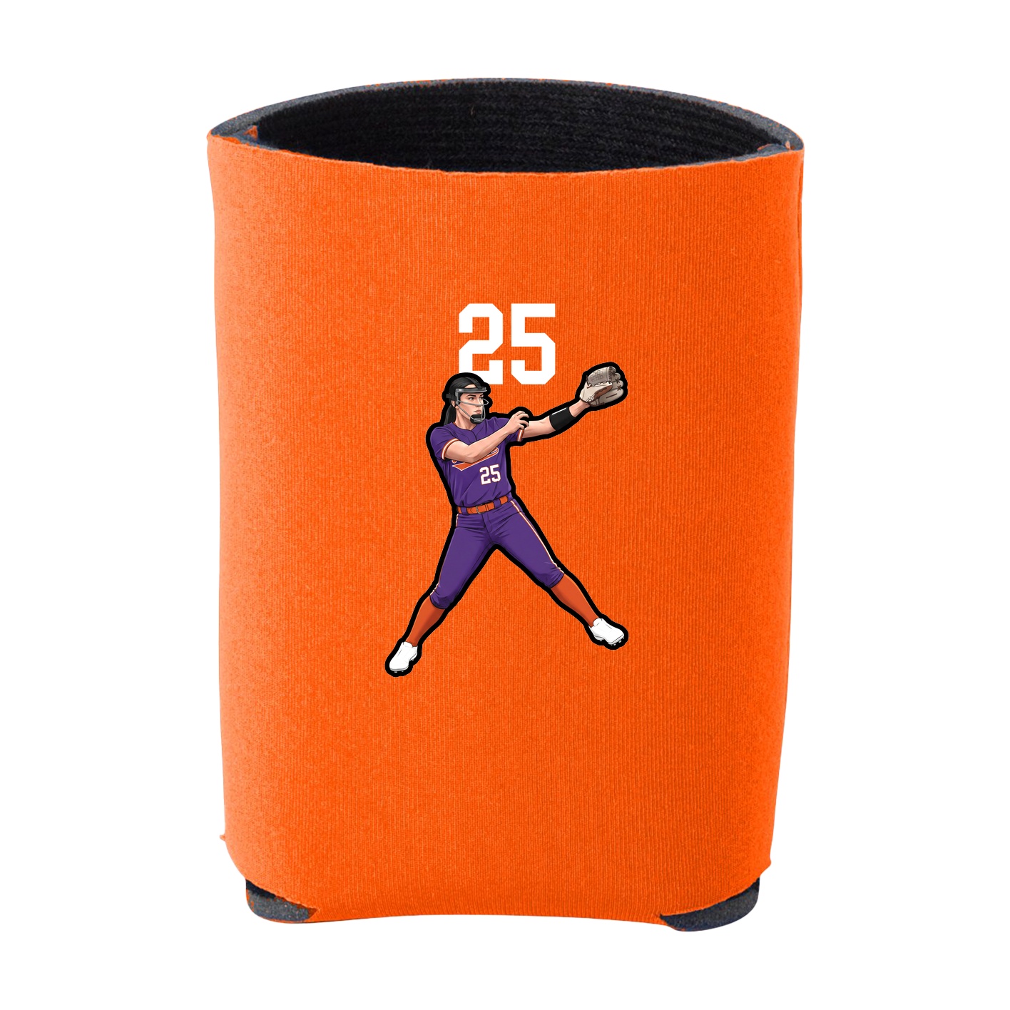 Can Holder — Number Top in Orange