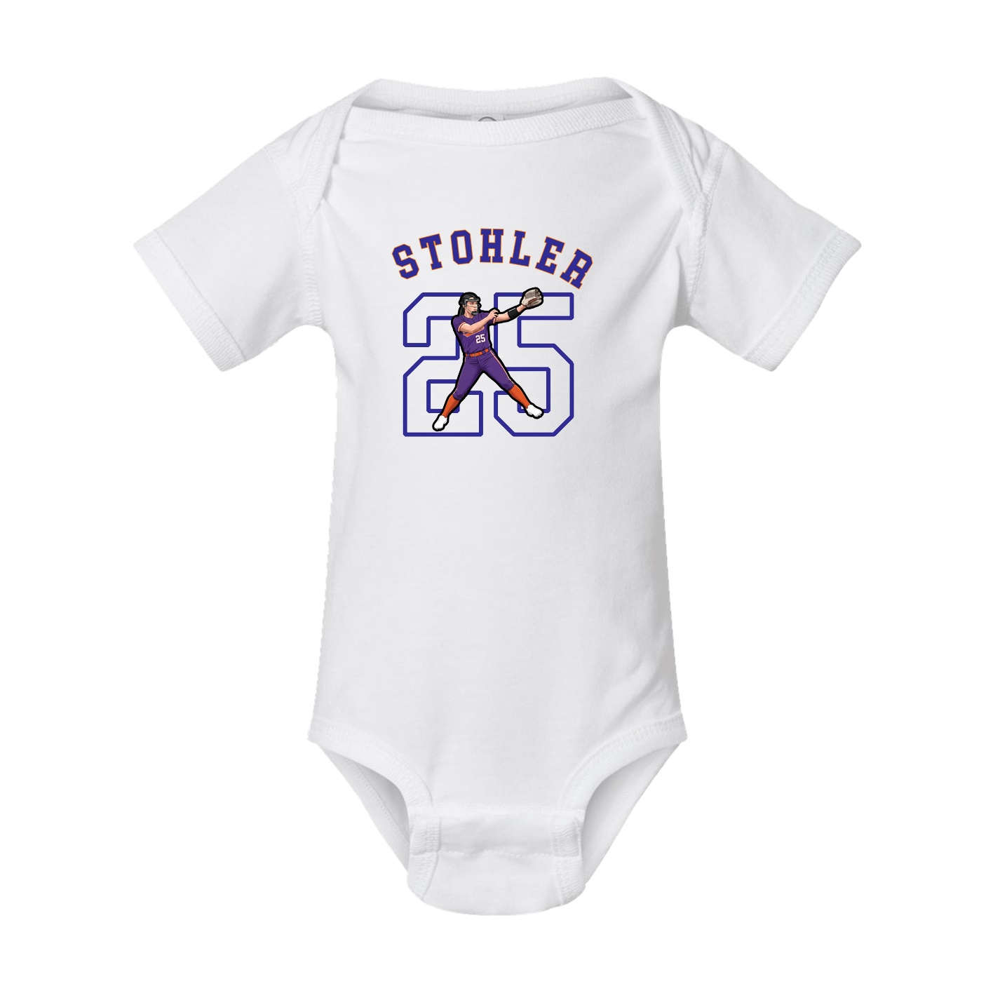 Baby Onesie — Shirsey Arch in White