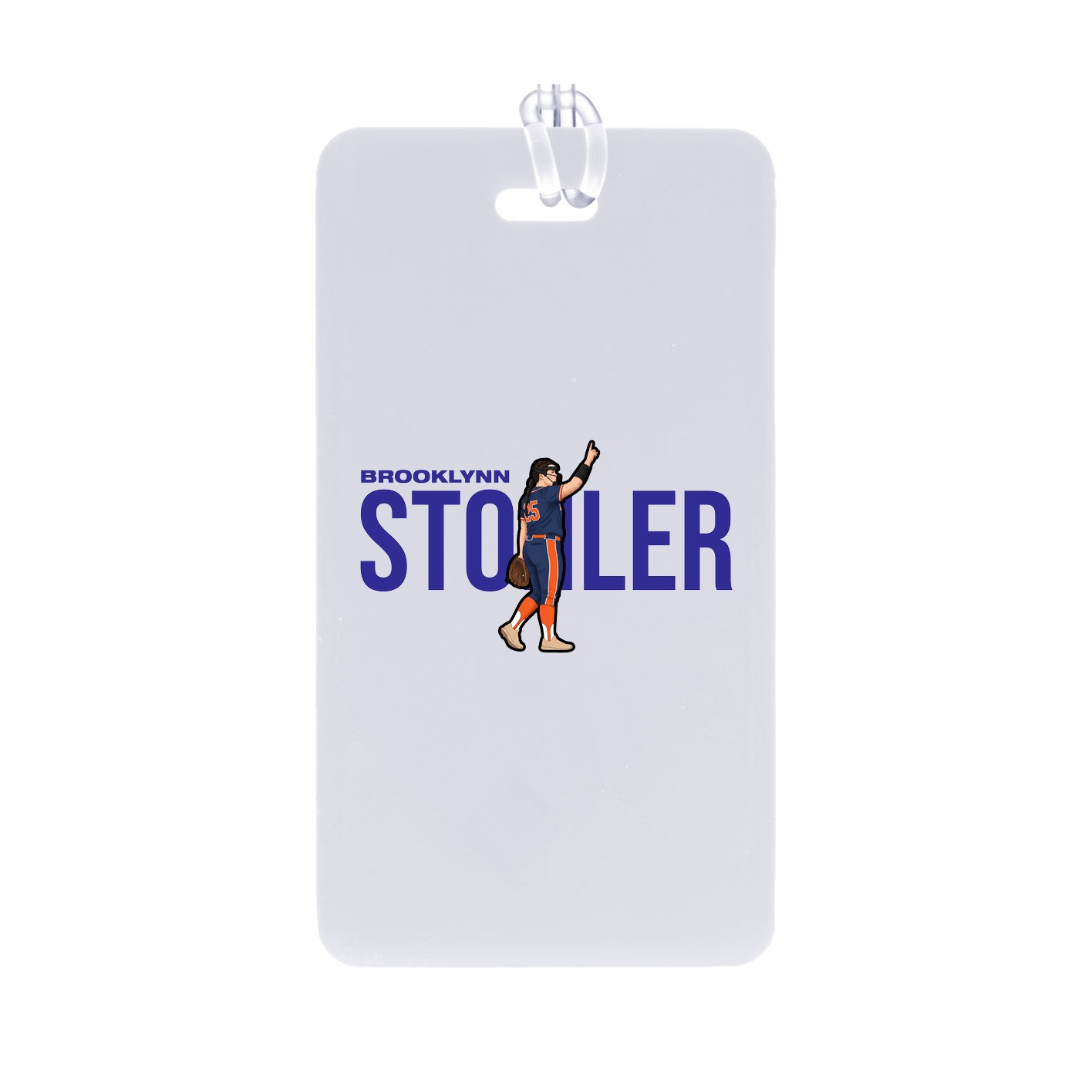Bag Tag — Player Name in Classic