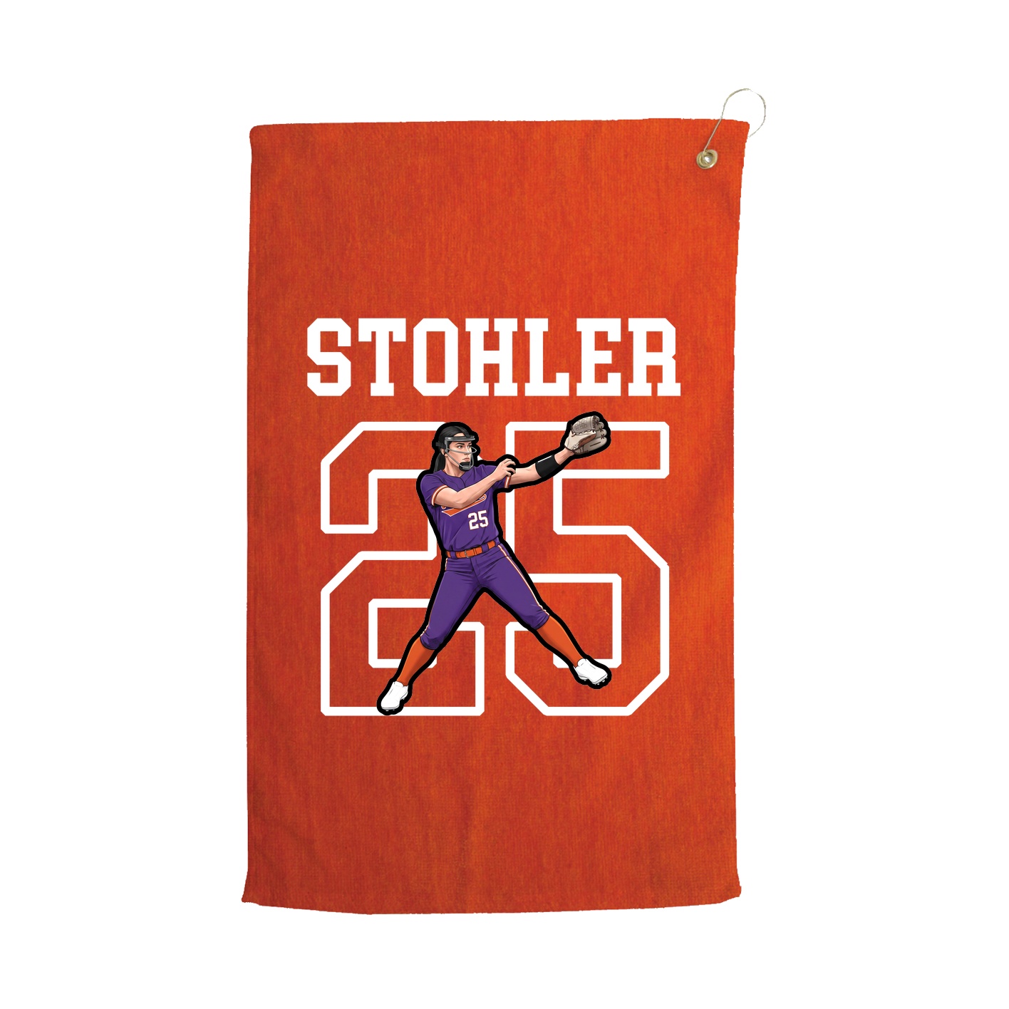 Golf Towel — Shirsey in Orange