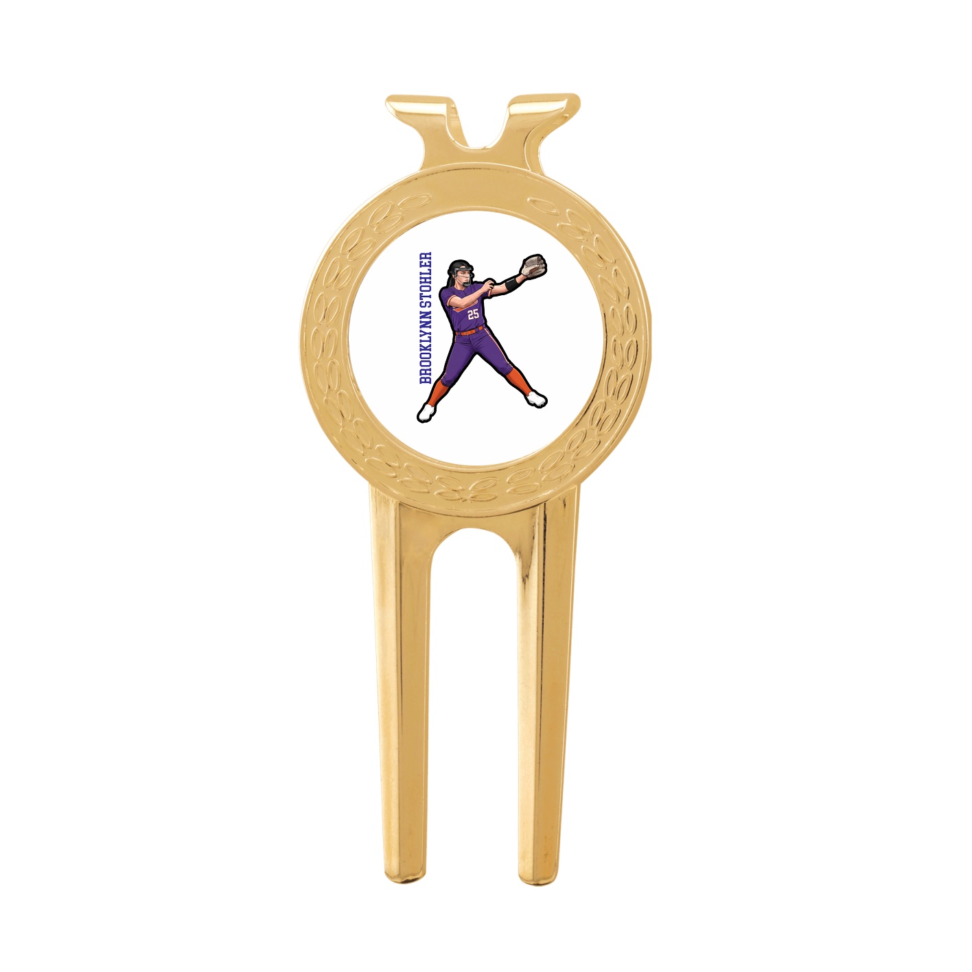 Divot Tool with Ball Marker — Name Vertical in Classic