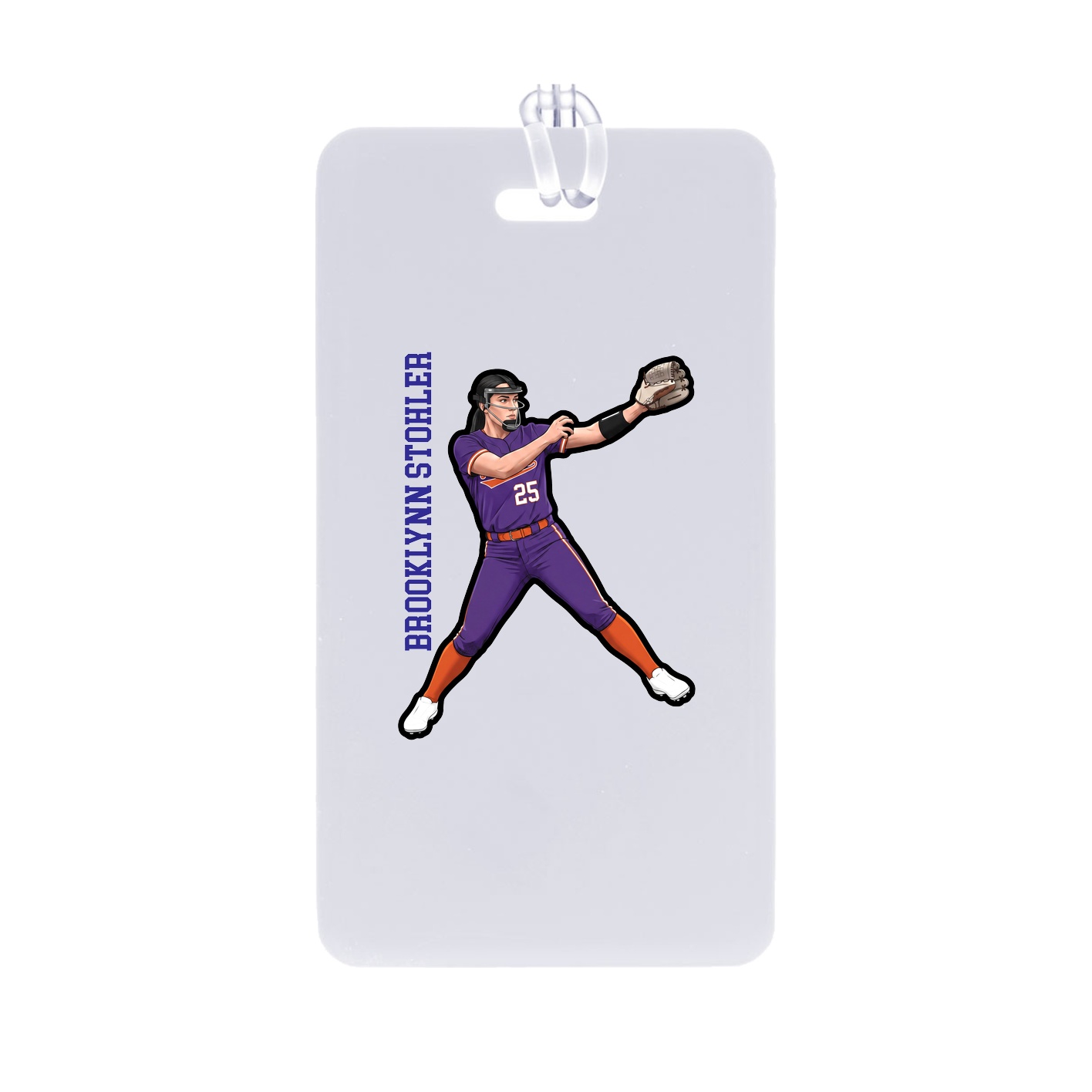 Bag Tag — Name Vertical in Classic