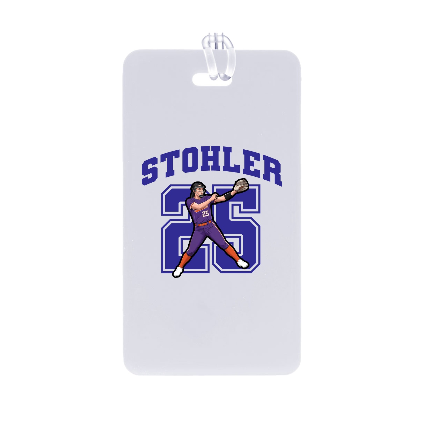 Bag Tag — Number in Classic