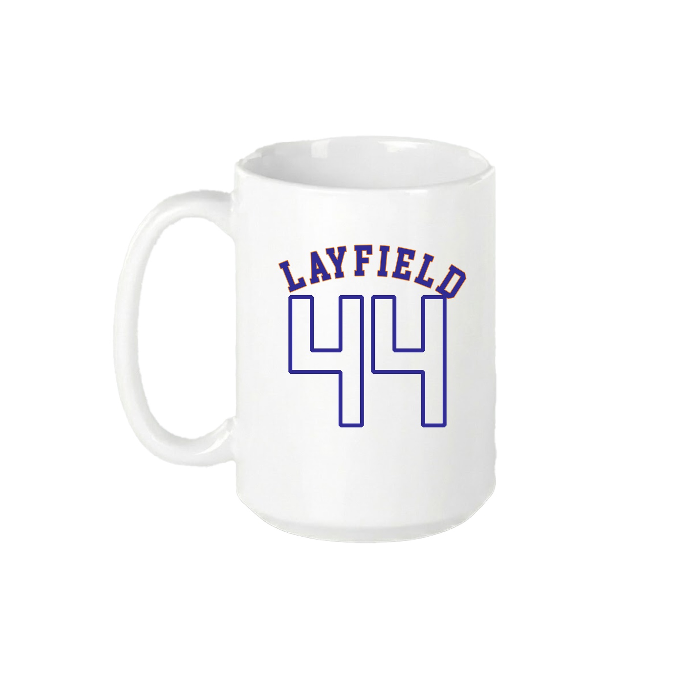 15oz Coffee Mug — Shirsey Arch in White