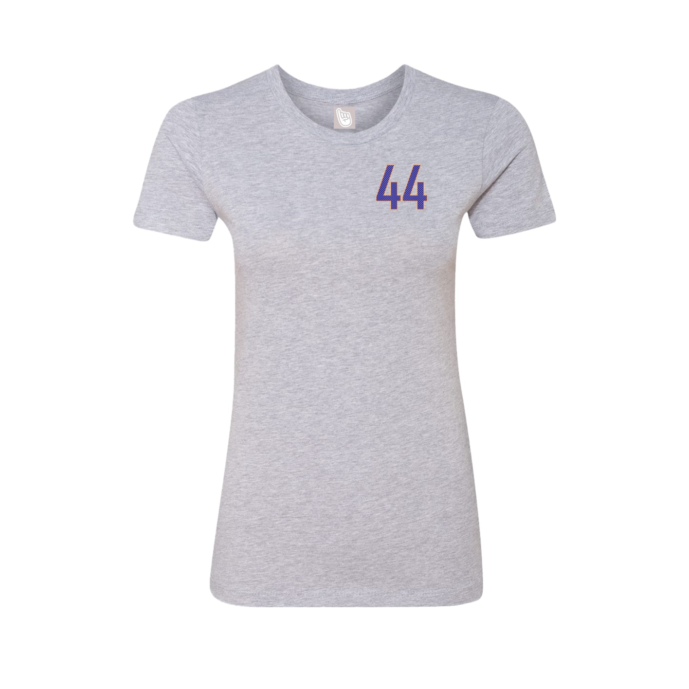 Fitted Women's Tee — Front Shirsy in Grey
