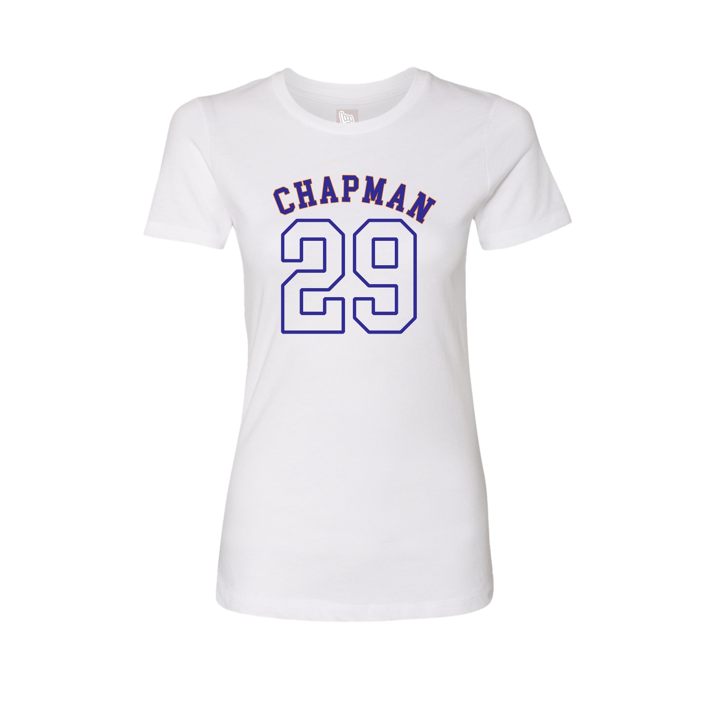 Fitted Women's Tee — Shirsey Arch in White