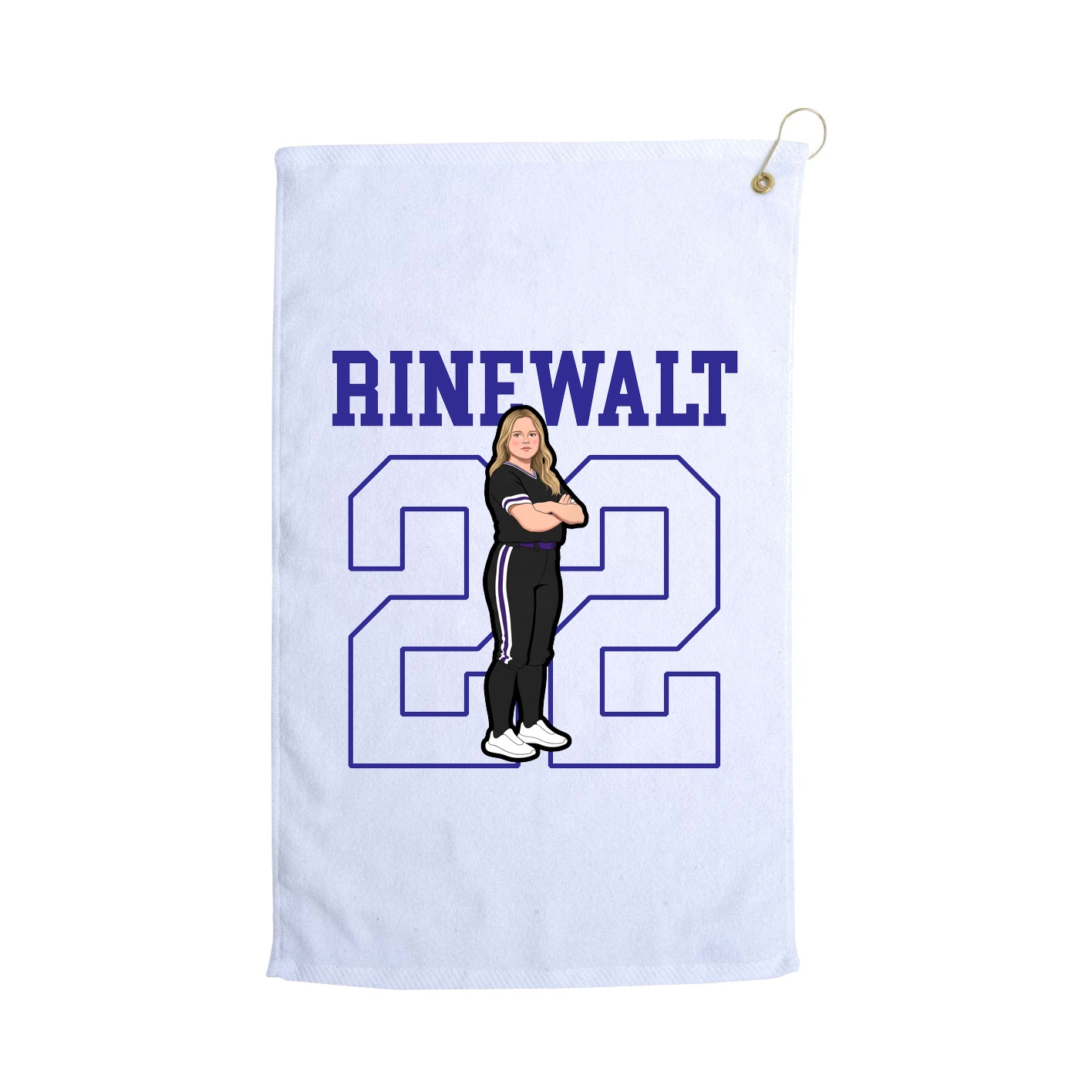 Golf Towel — Shirsey in White