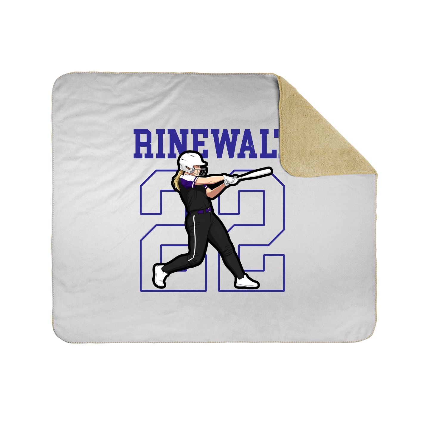 Throw Blanket — Shirsey in White
