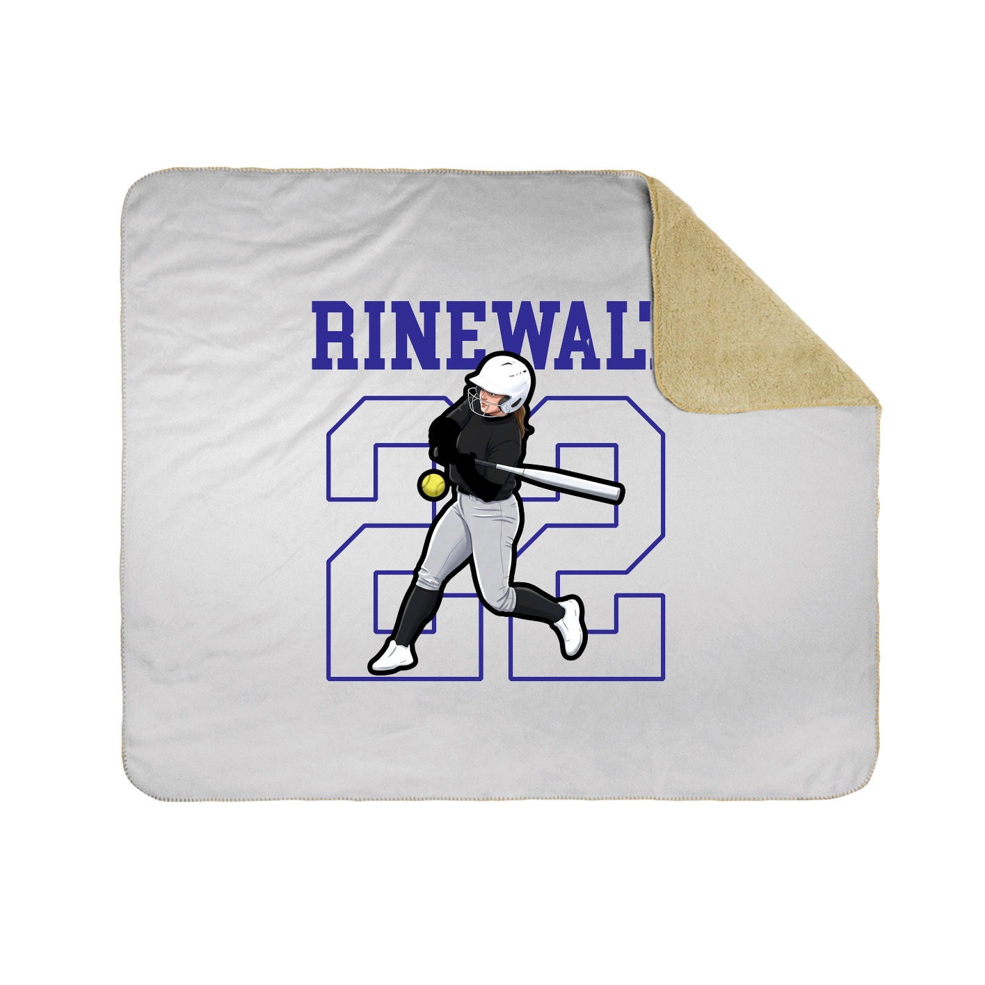 50x60 Sherpa Lined Throw Blanket