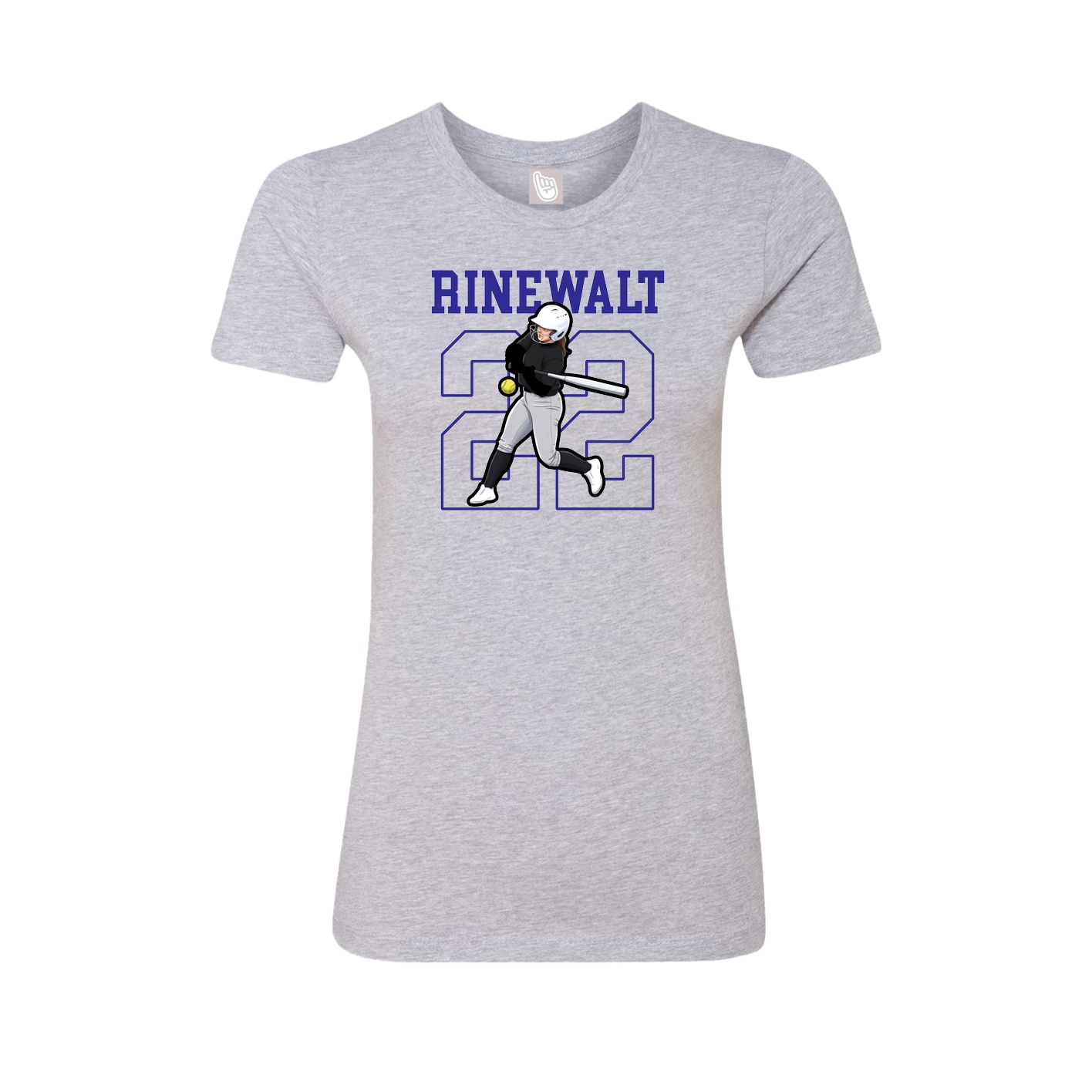 Fitted Women's Tee — Shirsey in Grey