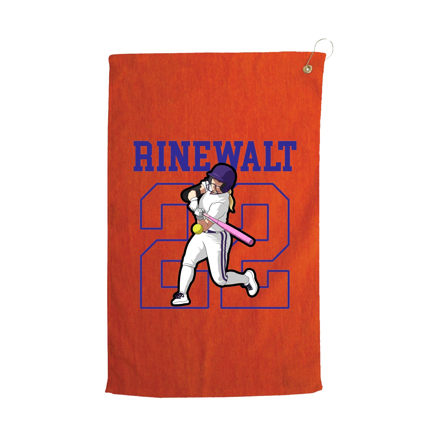 Golf Towel — Shirsey in Orange