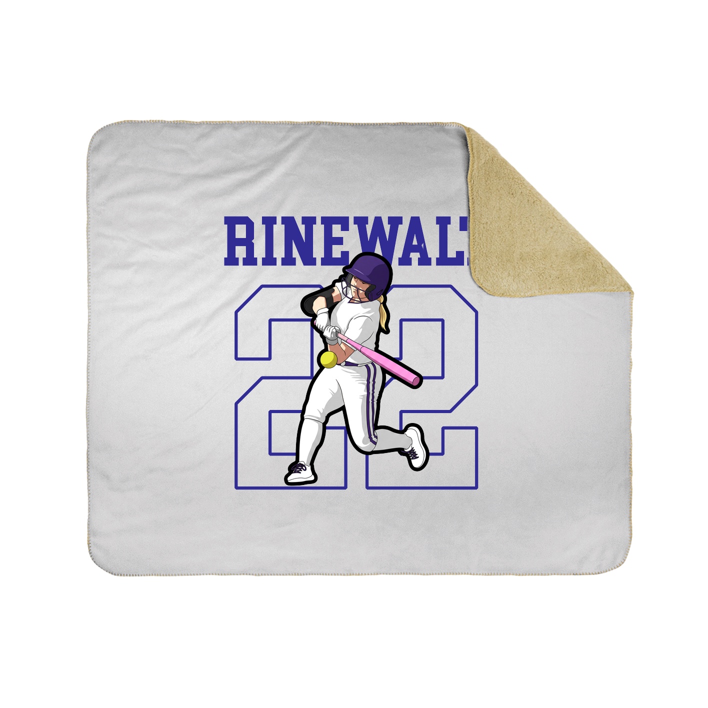 Throw Blanket — Shirsey in White
