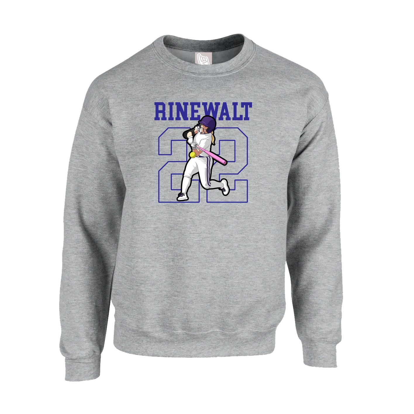 Fleece Crew — Shirsey in Grey