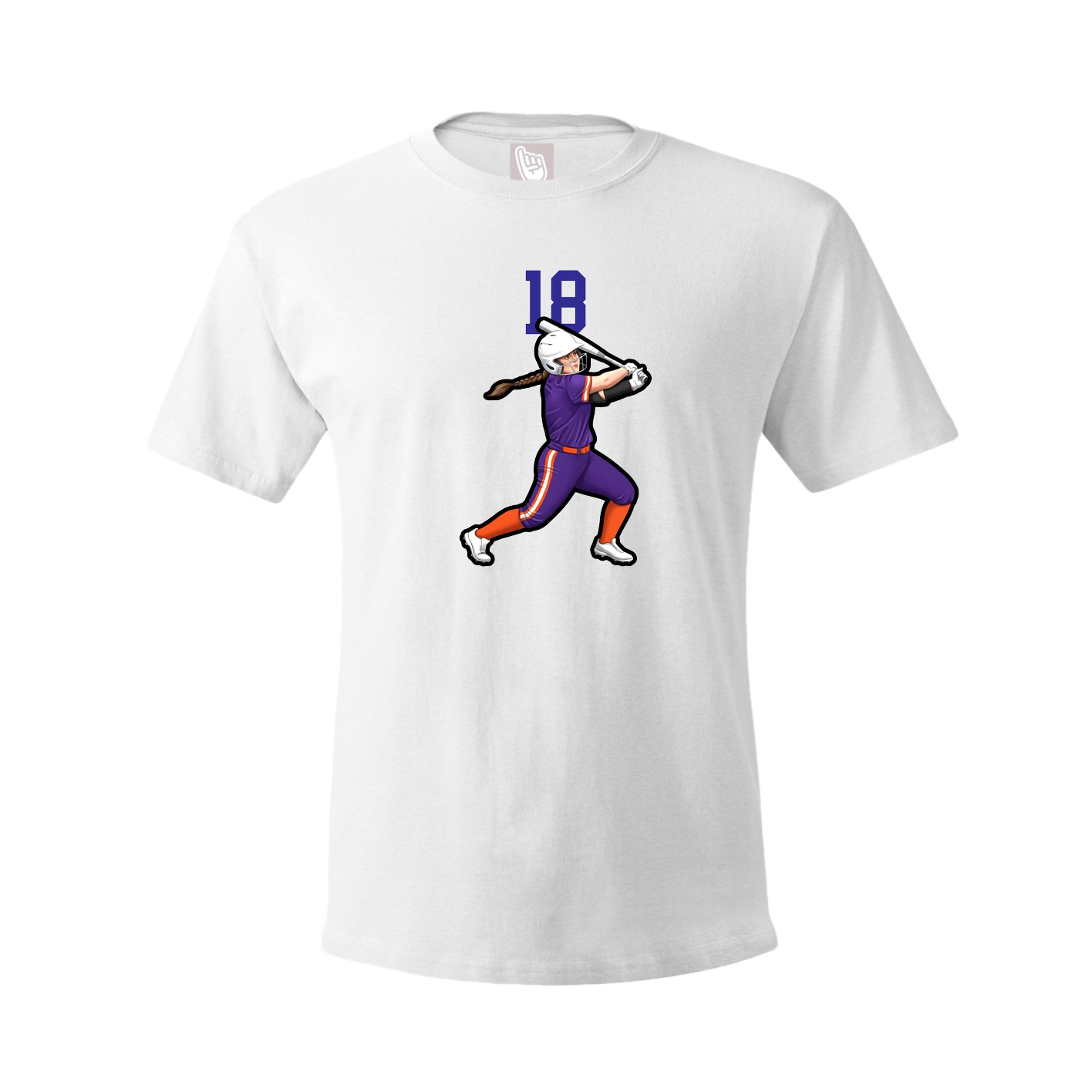 Tee — Number Top in White