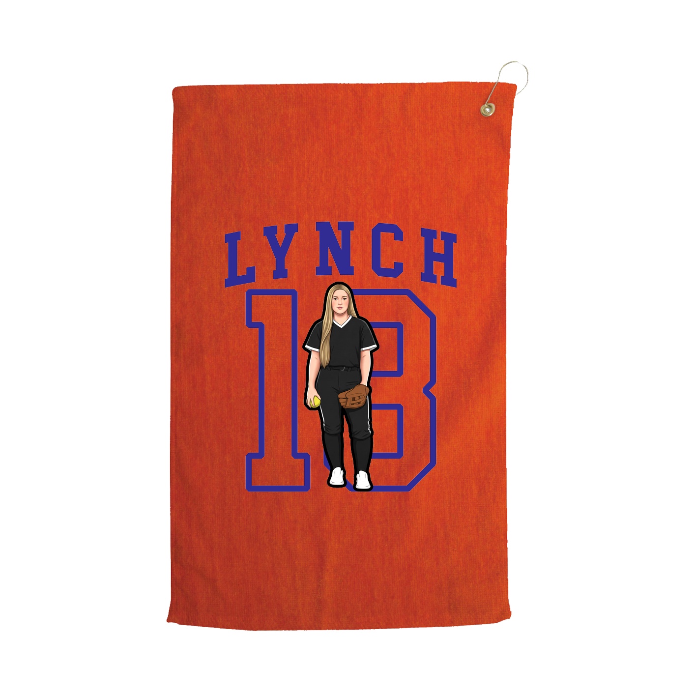 Golf Towel — Shirsey in Orange