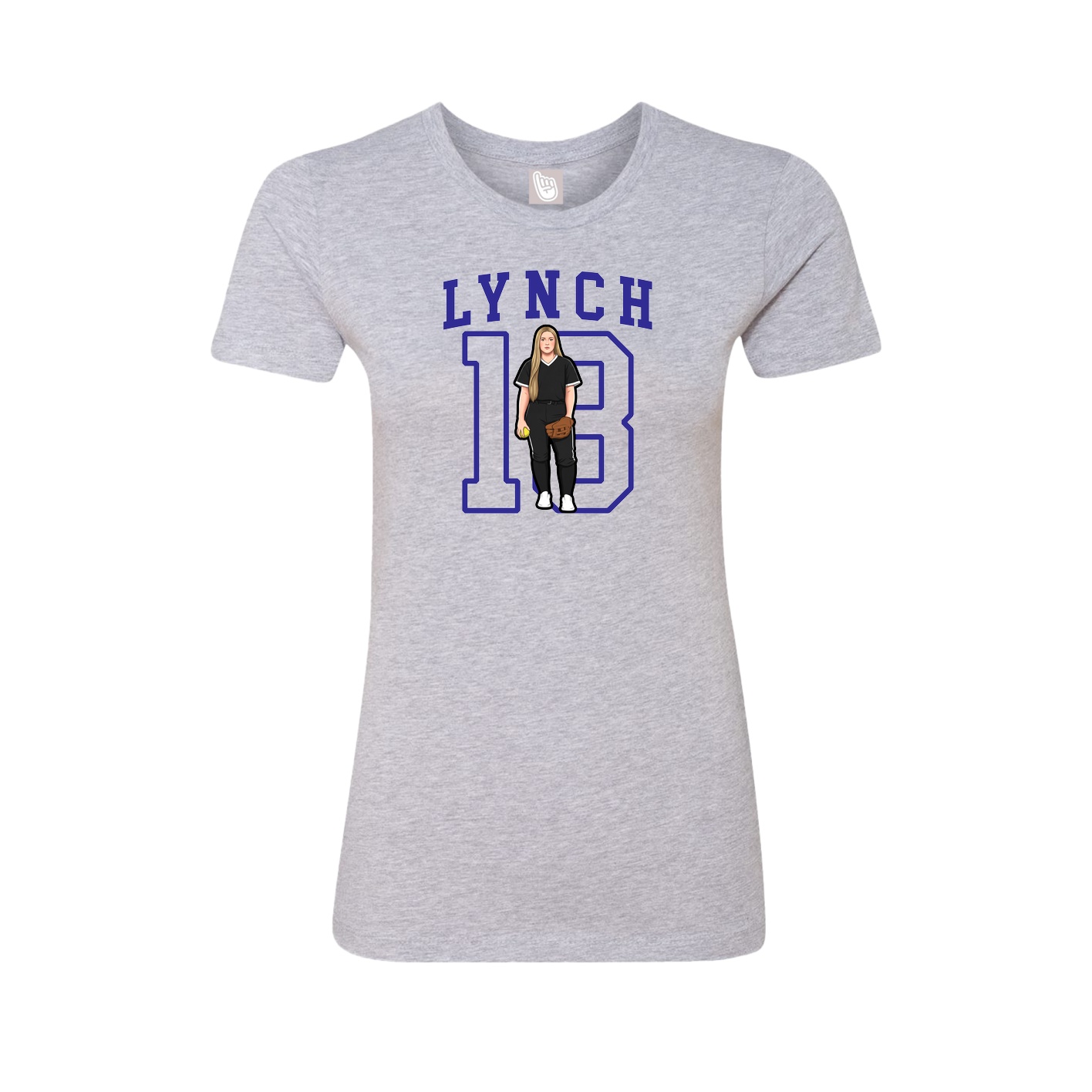 Fitted Women's Tee — Shirsey in Grey