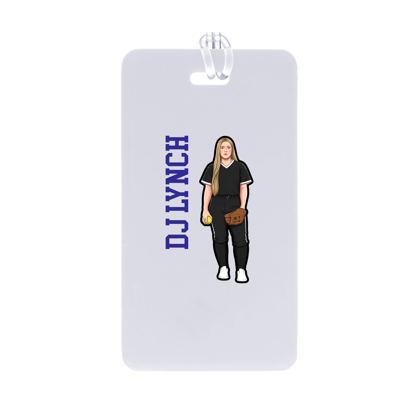 Bag Tag — Name Vertical in Classic