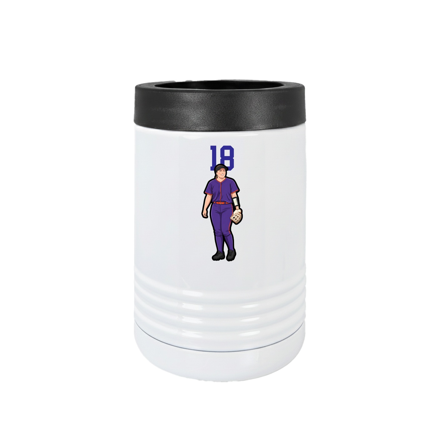 Beverage Holder — Number Top in White