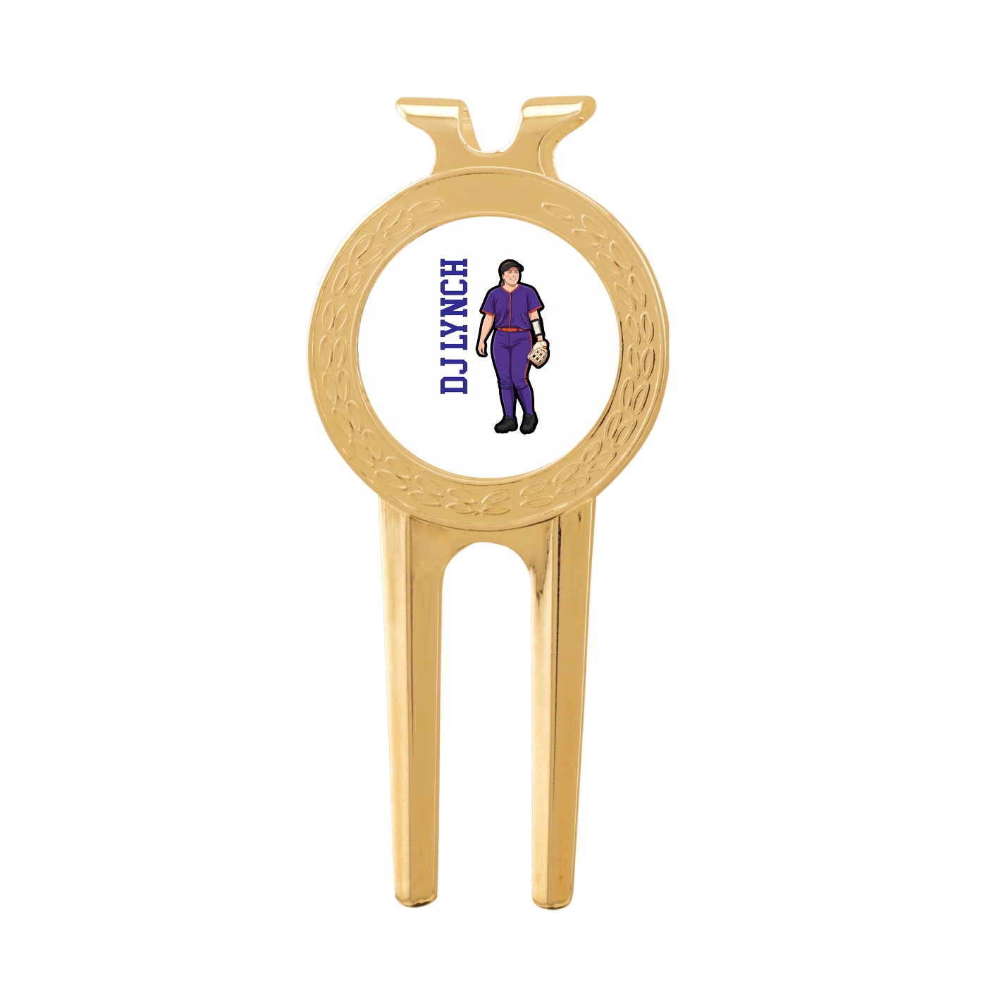Divot Tool with Ball Marker — Name Vertical in Classic