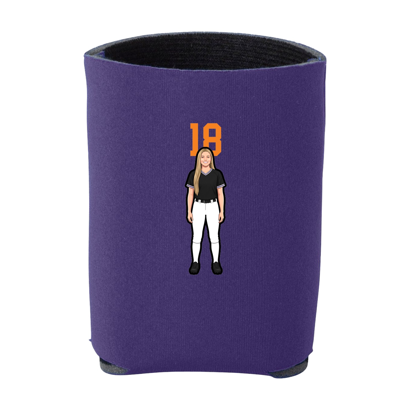 Can Holder — Number Top in Purple