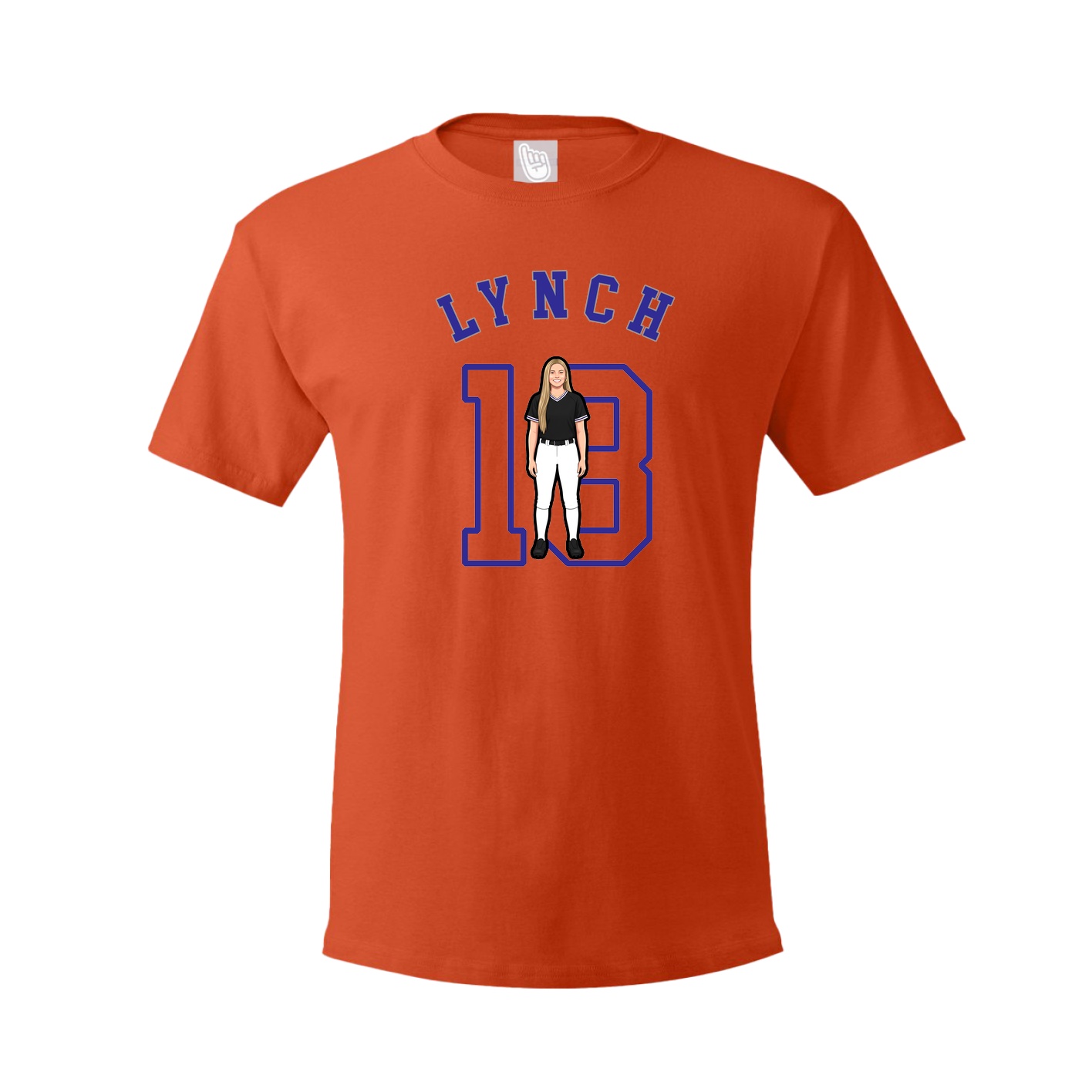 Youth Tee — Shirsey Arch in Orange