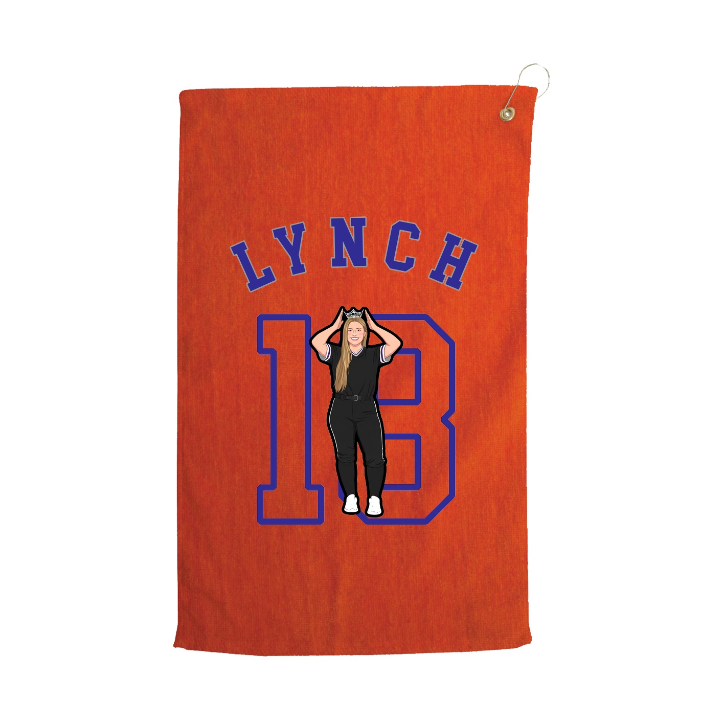 Golf Towel — Shirsey Arch in Orange