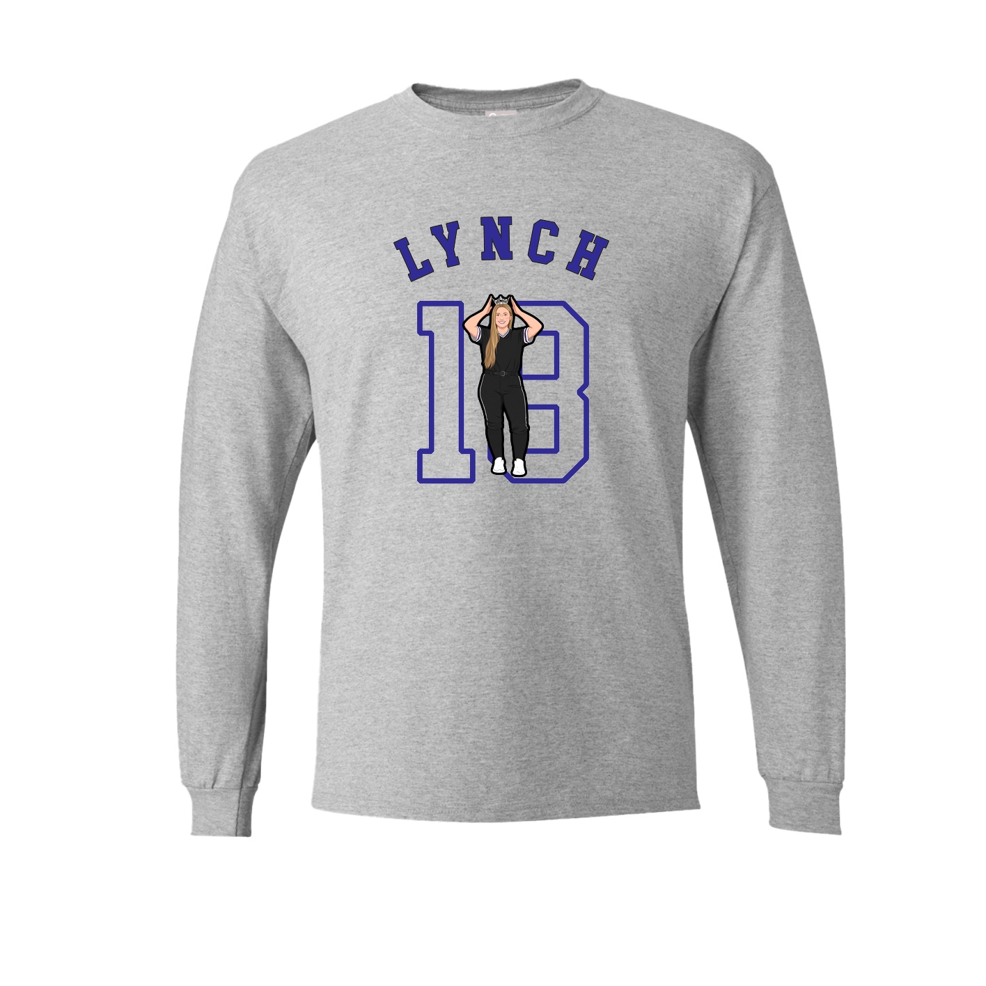 Long Sleeve Tee — Shirsey Arch in Grey