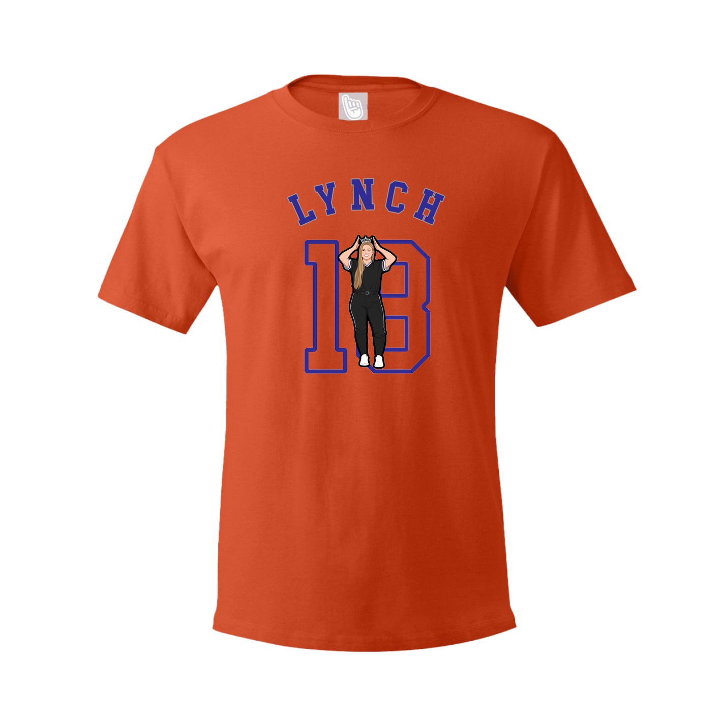 Youth Tee — Shirsey Arch in Orange