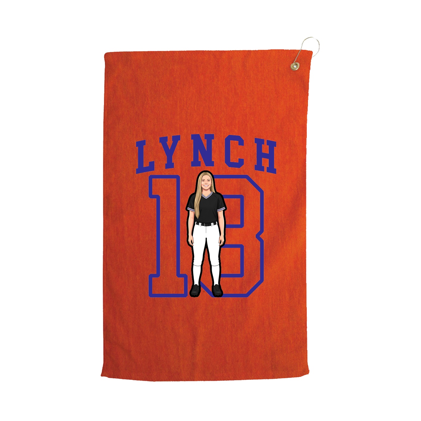 Golf Towel — Shirsey in Orange