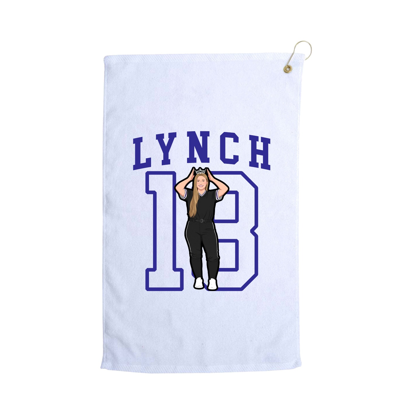 Golf Towel — Shirsey in White