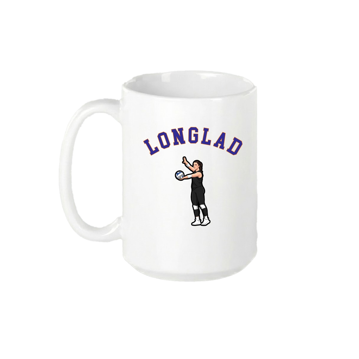 15oz Coffee Mug — Shirsey Arch in White