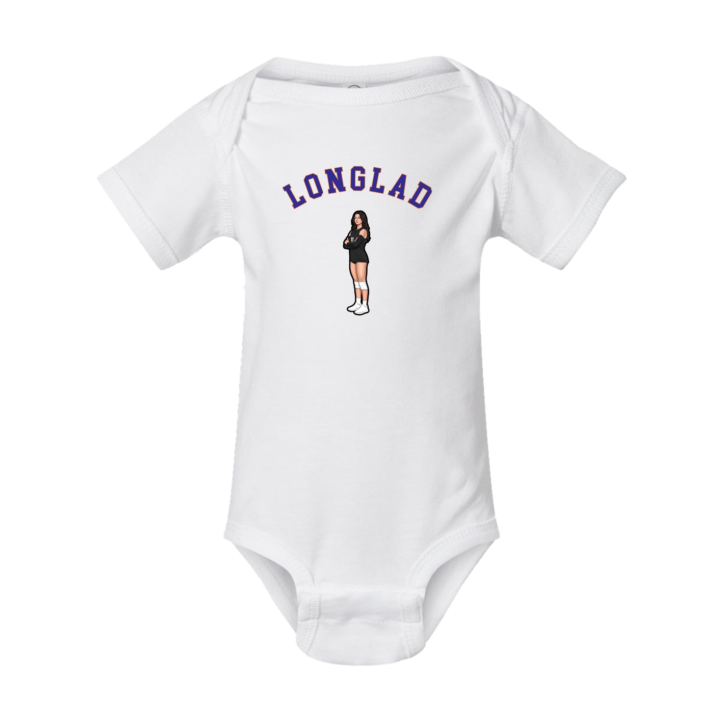 Baby Onesie — Shirsey Arch in White