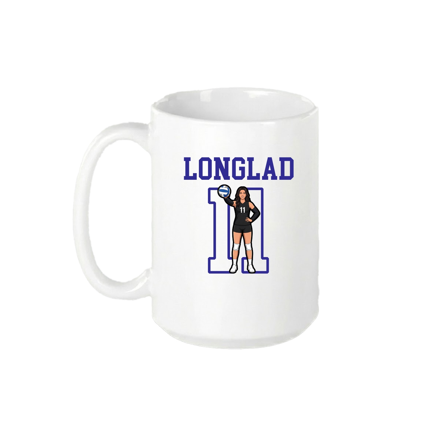 15oz Coffee Mug — Shirsey in White