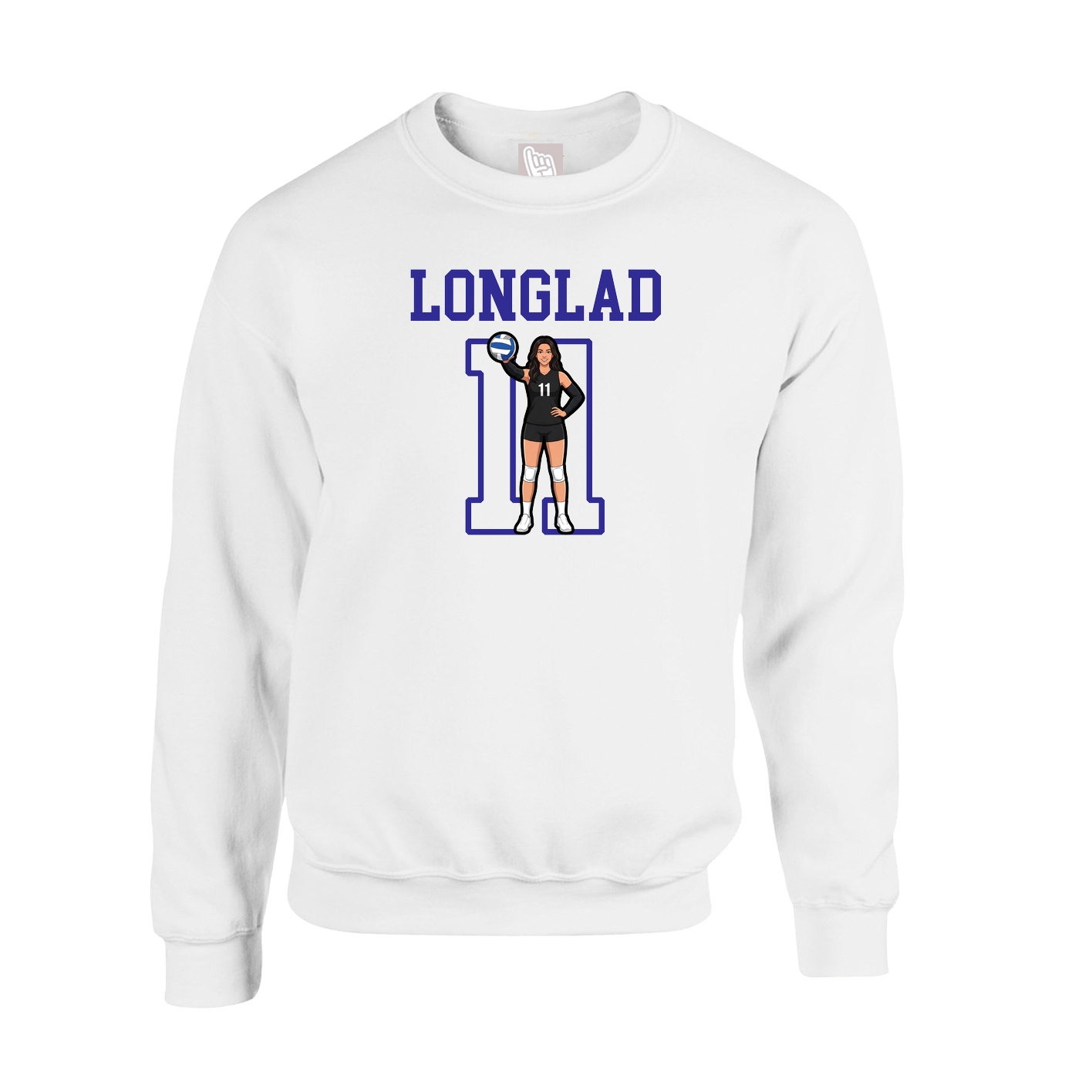 Fleece Crew — Shirsey in White