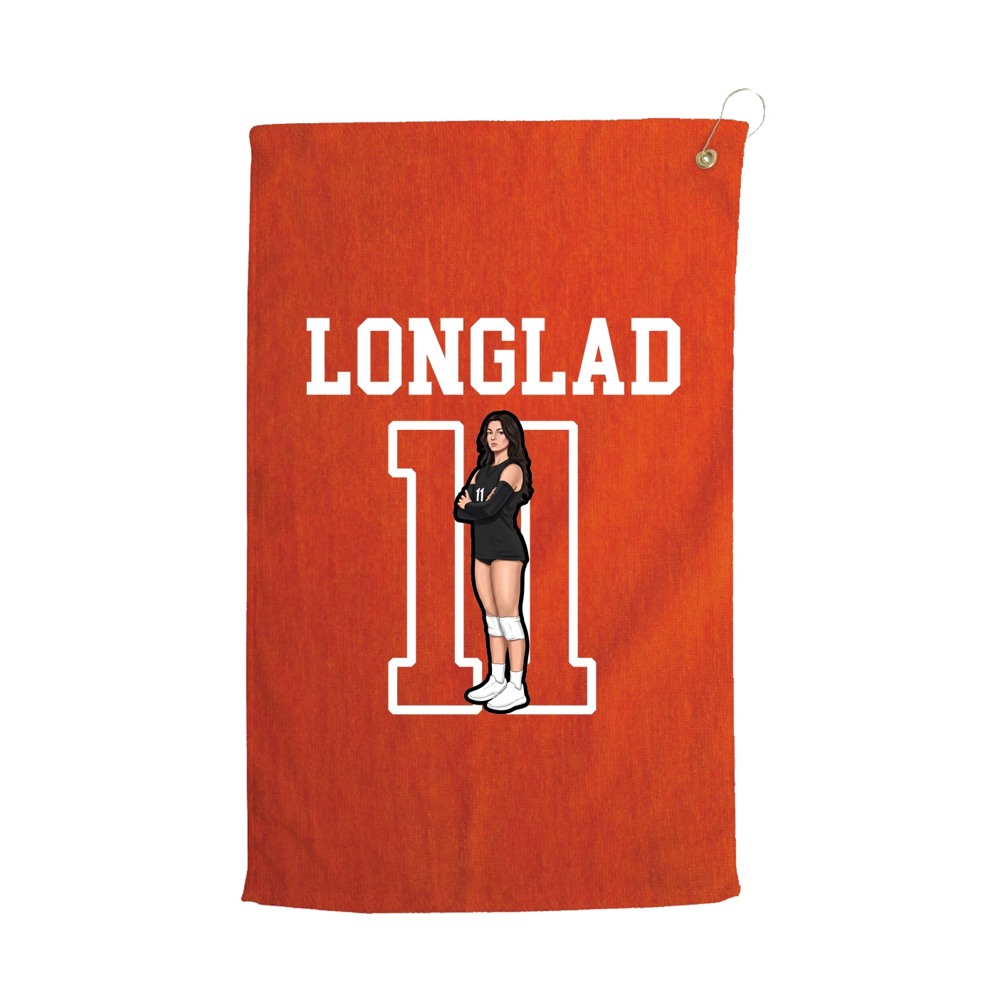 Golf Towel — Shirsey in Orange