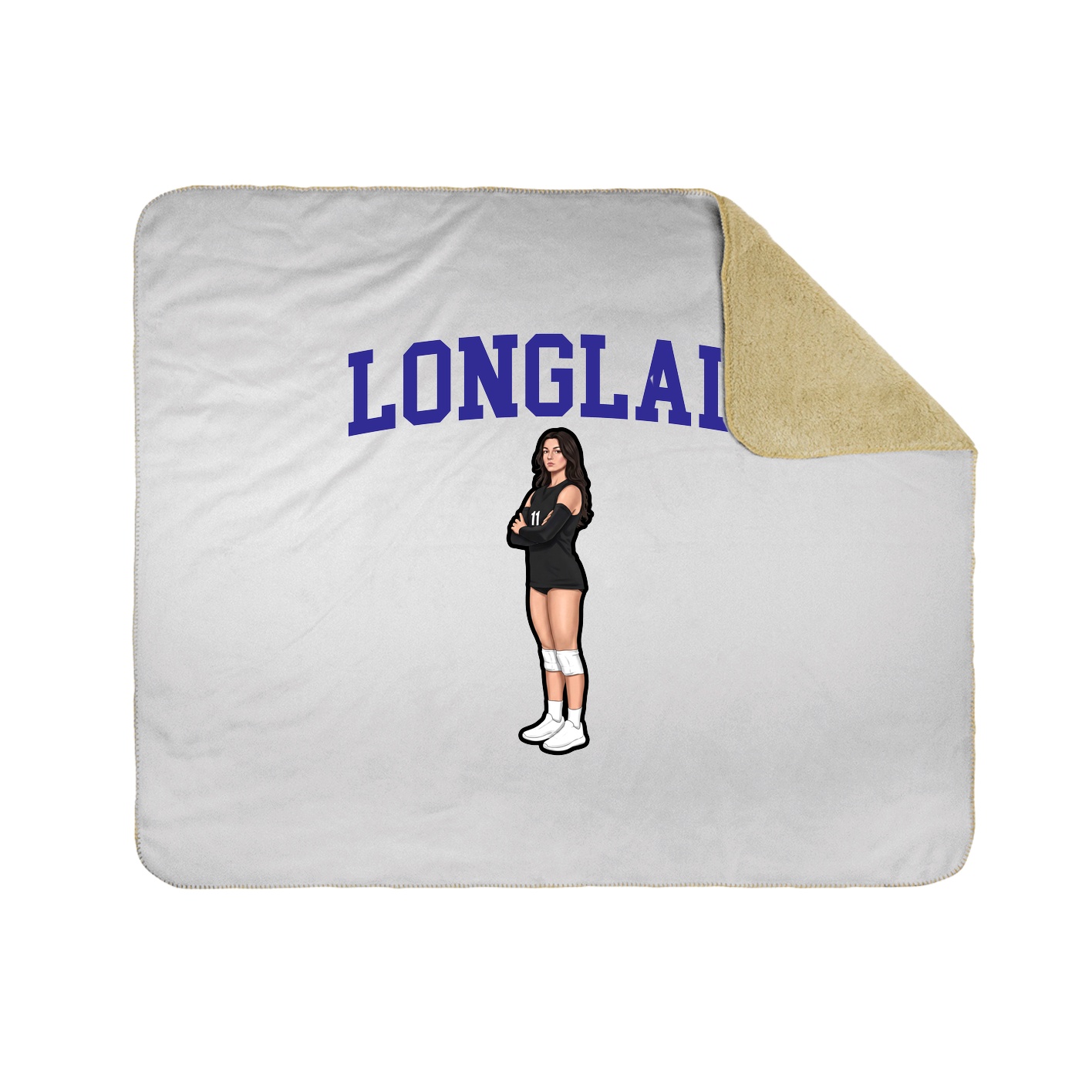 Throw Blanket — Shirsey in White