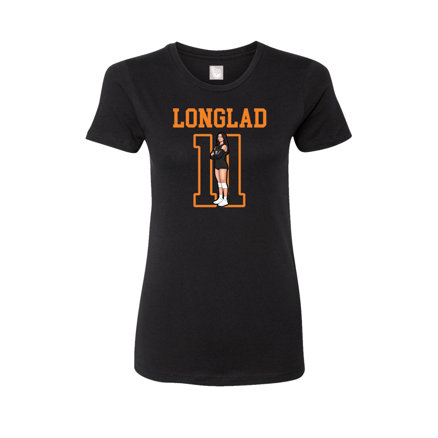 Fitted Women's Tee — Shirsey in Black