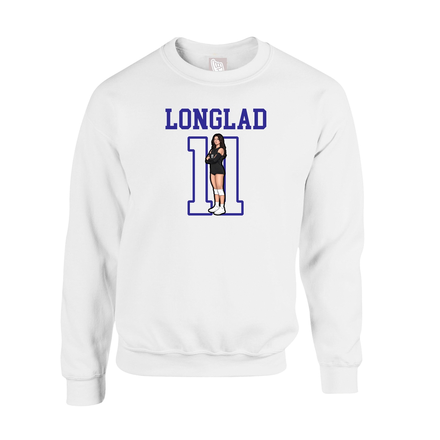 Fleece Crew — Shirsey in White