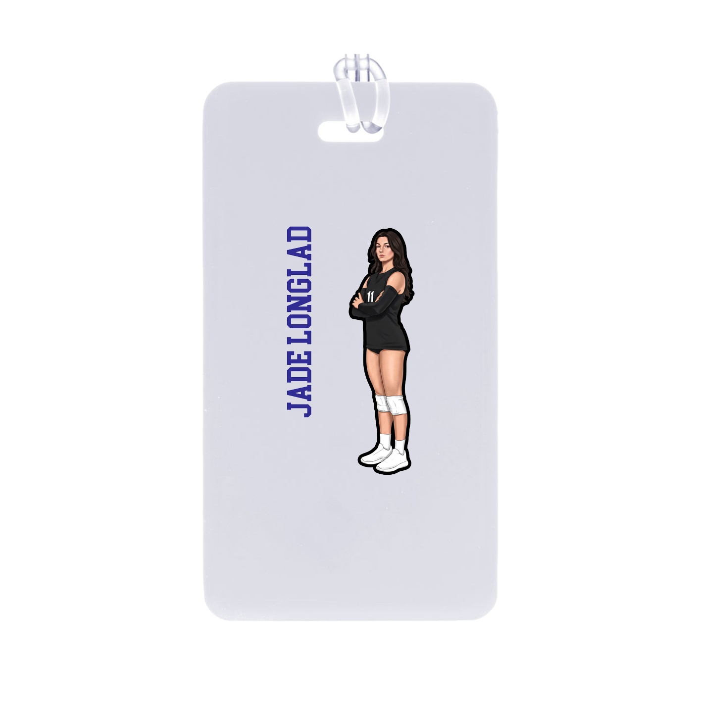 Bag Tag — Name Vertical in Classic